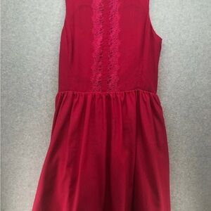 Jessica Simpson Red Lace Kids Dress
